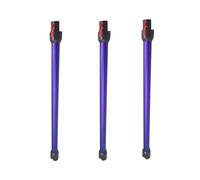 Remplacer La Tige D'extension Télescopique, Compatible For Dyson V7 V8 V10 V11, Tube De Barre D'extension En Métal À Tuyau Droit, Violet(3PCS)