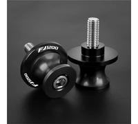 Remplacer Le Support Accessoires Moto Supports Bras Oscillant 6 Mm Béquilles Arrière Patins Protection pour Y-AMAHA FJ1200 FJ-1200 FJ 1200 2017 2018 2019(Nero)