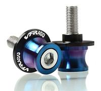 Remplacer Le Support M8 Vis De Support Bras Oscillant CNC Moto Bobines Curseurs pour H-Onda VFR400/NC30 1989 1990 1991 1992 1993 1994(Colorful Blue)