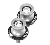 Remplacer Le Support Moto Bras Oscillant Curseur Bobines Support Vis Couverture pour Y-AMAHA YZFR15 YZF-R15 YZF R15 V2 V3 2013-2017 2018 2019 2020 2021(Silver)