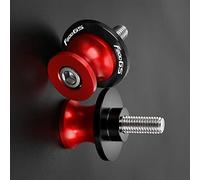 Remplacer Le Support Vis De Support Curseur Bobines Bras Oscillant en Aluminium Commande Numérique par Ordinateur Moto pour BMW F800 GS F800GS Adventure 2008 2009 2010-2017(Rosso)