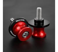 Remplacer Le Support Vis De Support Curseur Bobines Bras Oscillant en Aluminium Commande Numérique par Ordinateur Moto pour BMW ADV F850GS 2017 2018 2019 2020(Rosso)