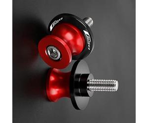 Remplacer Le Support Vis De Support Curseur Bobines Bras Oscillant en Aluminium Commande Numérique par Ordinateur Moto pour BMW C650 C650GT GT 2011-2017(Rosso)