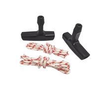 Remplacer Poignée de traction for scie à chaîne, 1M X 3.5mm, cordon de démarrage, corde de ligne adaptée au moteur MS170 180 250 382 381 251 440, cordon de serrage for poignée à essence(2 SET)