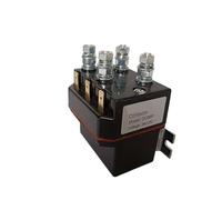Remplacez le contacteur inverseur de moteur DC66P 12 V 24 V 48 V 80 A, relais solénoïde de treuil, contacteur de grue monté monobloc DC66(24v Coil)