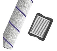 Remplacez Le Filtre À Brosse À Rouleau De L'aspirateur, Compatible Avec Les Pièces De Filtre À Brosse À Rouleau De L'aspirateur Sec Et Humide Rowenta, X-Clean 10.(1 Roller 1 filter)