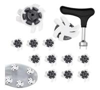 Remplassements de taquets de golf - Crajout de verrouillage rapide professionnel, kit de clé de poignée légers | Accessoires de chaussures stables avec outil d'installation pour les entraîneurs Bottes