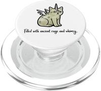 Rempli de Mème Weirdcore Chat Humour Ancient Rage and Whimsy PopSockets PopGrip pour MagSafe