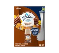 Remplissage automatique de spray et support Glade Fraigeur d'air pour la maison et les bois de cachemire de salle de bain 6,2 oz