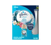 Remplissage automatique de spray et support Glade Fraiseurs d'air pour la maison et la salle de bain Aqua Waves 6,2 oz
