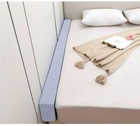 Remplissage D’Espace De Lit en Mousse Haute Densité Matelas Long Moelleux Oreiller De Remplissage Entre Le Lit Tête De Lit Mur Twin à King Converter, Grey, 150 * 20 * 20cm