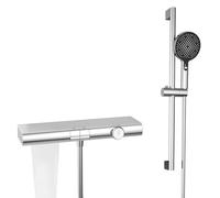 Remplissage de baignoire cascade moderne Design innovant PianoKey RTF0615 Robinet mitigeur de bain avec 3 modes Douche à main Robinet de salle de bain mural Système de douche élégant