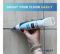 Remplissage de mortier de réparation pour carrelage à séchage rapide | 250 ml, anthracite