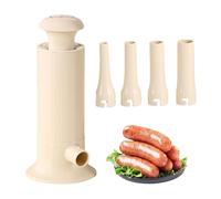 Remplissage de saucisse manualller, remplissage de viande, remplissage manuel pour avec des tuyaux de remplissage - indispensable -fonctionnelle charge de saucisse d'entonnoir, remplissage de c