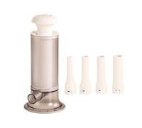 Remplissage de viande, tubes entonnoir, anti-fuite, utilisation polyvalente, en acier inoxydable, rangement compact, matériau lisse, solide, prise en main confortable, machine à saucisses pour