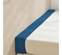 Remplissage d'espace de lit pour lit simple, double et grand lit, extension de matelas, oreiller pour combler l'écart, housse amovible (120 x 10 x 5 cm, bleu)