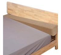 Remplissage d'espace de Mural/lit Rallonge de Matelas, Rectangulaire Remplissage de Matelas de Lit avec Housse Amovible, Coussin de tête de lit pour accoudoir de canapé(Light brown,135x10x25cm)