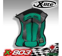 Remplissage Intérieur Casque X-Lite Taille XS / S Vert X-803 R / RS ULTRA CARBON
