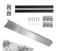 Remplissage pour plaques de cuisson - Profil d'étanchéité en acier inoxydable pour de cuisson, remplissage de fentes résistant à la chaleur - Pour cuisine, four, comptoir, armoire