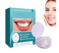 Remplissage temporaire des dents - Solution Rapide pour un Sourire Parfait | Prothèses Réglables à Clipser et Dentier Provisoire pour une Apparence Naturelle et un Confort Optimal
