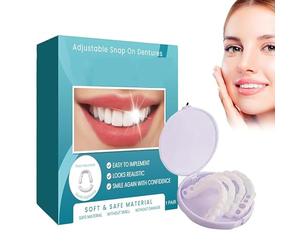 Remplissage temporaire des dents - Solution Rapide pour un Sourire Parfait | Prothèses Réglables à Clipser et Dentier Provisoire pour une Apparence Naturelle et un Confort Optimal