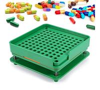 Remplisseur de Capsule 100 trous, Machine de Remplissage de capsules avec écarteur, Appareil de Remplissage de Capsules Manuel, pour Poudre Herbes Cosmétique de Poudre 00#