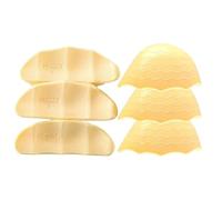 Remplisseur de chaussures - 7,5 x 5 cm - Insert d'orteils - Compatibilité de taille flexible - Coussinet de langue souple et antidérapant en polyuréthane - Avec pointe incurvée - Remplissage d'orteils