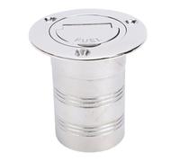 Remplisseur de Pont Carburant Bateau 2 Pouces avec Capuchon sans Clé | Remplissage de pont de carburant de bateau de polissage de miroir d'acier inoxydable pour des camions de yacht
