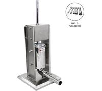 Remplisseur de saucisses Machine à remplir les saucisses Seringue à saucisses en acier inoxydable Presse à saucisses 5 litres