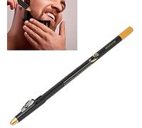 Remplisseur de Stylo à Barbe, Crayon à Barbe, Design Compact équipé D'un Aiguiseur de Couteau pour Remplir la Partie Clairsemée de la Barbe(le noir)