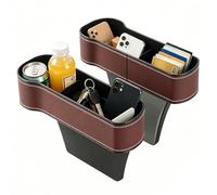 Remplisseur de Vide pour Siège Auto,Avec Porte-Gobelet et Rangement Console - Comble-Espace pour Voiture,Pour Téléphone Lunettes De Automobile Camion Trajets Quotidiens