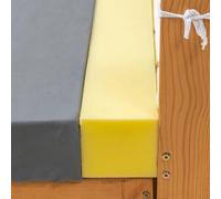 Remplisseur D'espace De Lit Et Rallonge De Matelas Pour Lits Simples/jumeaux/queen/king Size - Mousse Haute Densité 45d | Ajustement D'espace De 1,2 à 7,8 Pouces, Tampon Antidérapant(Size:150x20x10cm)