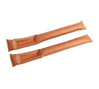 Remplisseur D'espace de Siège pour BMW X5 X6 X7 1999-2026, Bouchon en Simili-Cuir PUsouple Anti-Chute, Fente pour Ceinture de Sécurité, Organiseur de Voiture de Console,Brown
