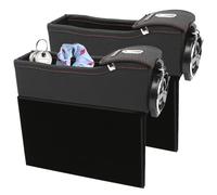 Remplisseur d'espace pour siège de voiture - Organiseur de console centrale | Protection de siège sans chute, boîte de rangement pour fentes de voiture, pochettes supplémentaires côté console, remplis
