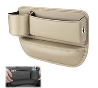 Remplisseur D'Espace SièGe Voiture pour Audi B6 B7 D3 D4 D5 D6 A6 S4 8K A5 8T Q2 Q3 Q5 8R S Line, Organisateur Multifonctionnel de Poche latérale de Console de Voiture,A-Beige