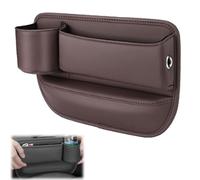 Remplisseur D'Espace SièGe Voiture pour Audi B6 B7 D3 D4 D5 D6 A6 S4 8K A5 8T Q2 Q3 Q5 8R S Line, Organisateur Multifonctionnel de Poche latérale de Console de Voiture,A-Mocha