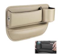 Remplisseur D'Espace SièGe Voiture pour BMW 1 3 5 7 Series 525li 530 F48 X1 X2 X3 X4 X5 X6 E30 F21 F45 F46 F48, Organisateur Multifonctionnel de Poche latérale de Console de Voiture,B-Beige