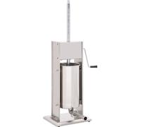 Remplisseur manuel de saucisses Argenté 15 L Acier inoxydable