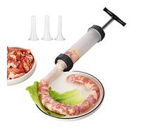 Remplisseuse De Saucisses Outil à Farcir Les Saucisses Remplisseur De Saucisses Remplisseur Saucisses Domestiques, avec 3 Buses MéNagèRes, Ustensiles Cuisine, Adapté Aux Saucisses Faites Maison