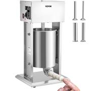 Remplisseuse de saucisses VEVOR Machine à remplir les saucisses 10L Électrique Acier inoxydable
