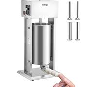 Remplisseuse de saucisses VEVOR Machine à remplir les saucisses 15L Électrique Acier inoxydable