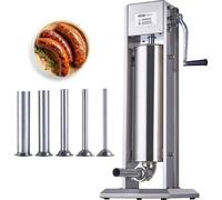 Remplisseuse manuelle de saucisses 7L Machine verticale à saucisses 304 inox