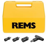 REMS 114000 R Caligrat E Set 16 x 2 + 20 x 2 + 25 x 2,5/26 x 3 (outil de qualité robuste pour calibrer et ébavurer extérieur/intérieur des tuyaux)