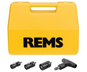 REMS 114000 R Caligrat E Set 16 x 2 + 20 x 2 + 25 x 2,5/26 x 3 (outil de qualité robuste pour calibrer et ébavurer extérieur/intérieur des tuyaux)