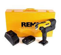 REMS 22V ACC Sertisseuse sans fil pour sertissage radial avec retour automatique + 1x Batterie 2,5Ah + Chargeur + Boîtier en acier ( 576010 R220 )