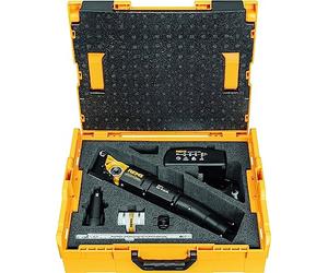 Rems 844X01 R220 Coupe-tube Nano (coupe-tubes, batterie Li-Ion 10,8 V, 1,3 Ah, chargeur rapide, rouleaux de contre-pression, clé à molette, sac de transport)