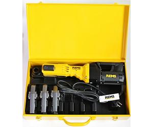 REMS sertisseuse Power Press E + 3 pinces sertir mâchoires M ou V + malette