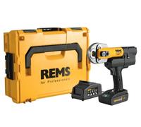 Rems Sertisseuse radiale Mini-press Electro-hydraulique 22 kn Batterie 22V, Sertisseuse sur accu avec retour automatique pour la réalisation d'assemblages par raccords à sertir Ø 10-40 mm Ø ⅜ - 1 ¼"