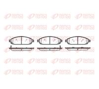 REMSA Plaquette de Freins Bremsbelegsatz Avant pour Jeep Format Grand Cherokee