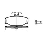 REMSA Plaquettes de freins Arrière Épaisseur 13,2mm avec accessoires avec ressort 0297.00 Compatible avec VOLVO XC70 Cross Country 295 850 Break 855 740 Kombi 745 V70 I 875, 876 940 II Break 945